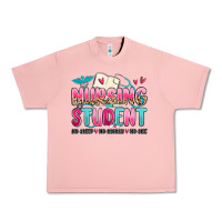 Salmon nursing student no sleep no money no life Urban Heavy Tee - MaliasSmallBusiness