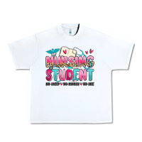 White nursing student no sleep no money no life Urban Heavy Tee - MaliasSmallBusiness