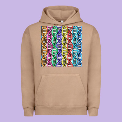 Dna Seamless Pattern Urban Hoodie Designed By Bundleandbundleshop