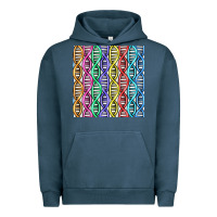 Pigment Midnight Navy dna seamless pattern Urban Hoodie - BundleAndBundleShop