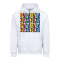 White dna seamless pattern Urban Hoodie - BundleAndBundleShop