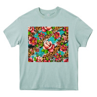 Arona tropical flowers Heavy Core Tee - Artiststas