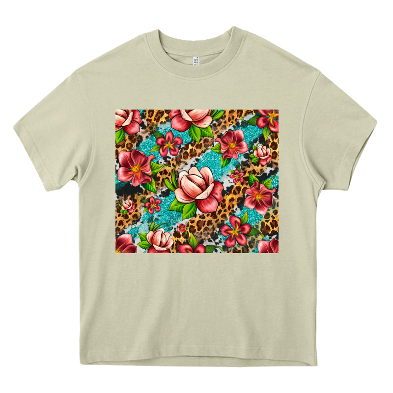 Tropical Flowers Heavy Core Tee by Artiststas | Teevron