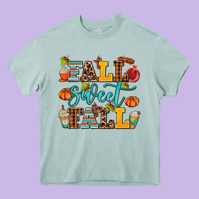 Fall Sweet Fall Heavy Core Tee Designed By Adodesignshop