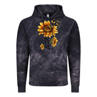 Cloud Black faith sunflower Vintage Hoodie - MaliasSmallBusiness