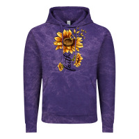 Cloud Purple faith sunflower Vintage Hoodie - MaliasSmallBusiness