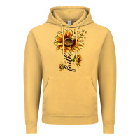 Vintage Mustard faith sunflower Vintage Hoodie - MaliasSmallBusiness