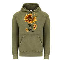 Vintage Olive faith sunflower Vintage Hoodie - MaliasSmallBusiness