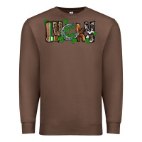 Chestnut Lucky horseshoe St. Patrick's Day Premium Sweatshirt - CowGirlArtShop
