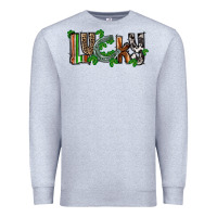 Heather Grey Lucky horseshoe St. Patrick's Day Premium Sweatshirt - CowGirlArtShop