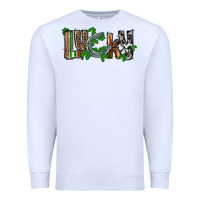 White Lucky horseshoe St. Patrick's Day Premium Sweatshirt - CowGirlArtShop