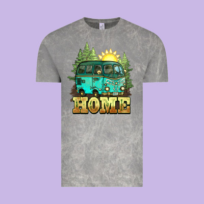 Camping Caravan Home Vintage Tee Designed By Nancycooperartshop