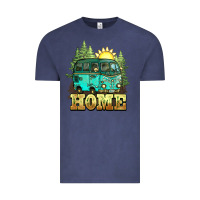 Vintage Denim camping caravan home Vintage Tee - NancyCooperArtShop