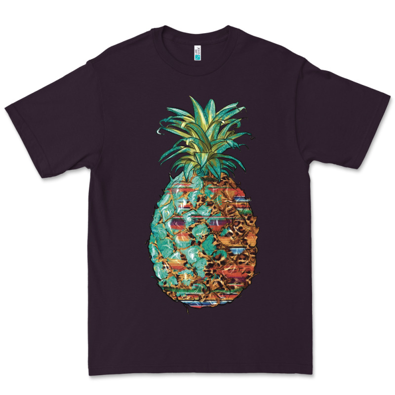 Pineapple Leopar Turquoise Serape Summer Premium Tee by Artiststas | Teevron