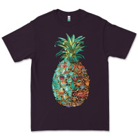 Plum pineapple leopar turquoise serape summer Premium Tee - Artiststas