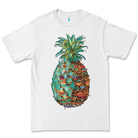 White pineapple leopar turquoise serape summer Premium Tee - Artiststas