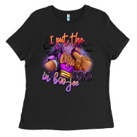 Black I put the boo in boo-jee sneaker and heel Ladies Tee - RanaPortraitStore
