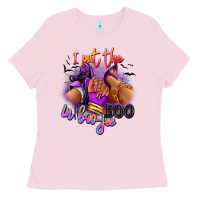 Bubblegum Pink I put the boo in boo-jee sneaker and heel Ladies Tee - RanaPortraitStore