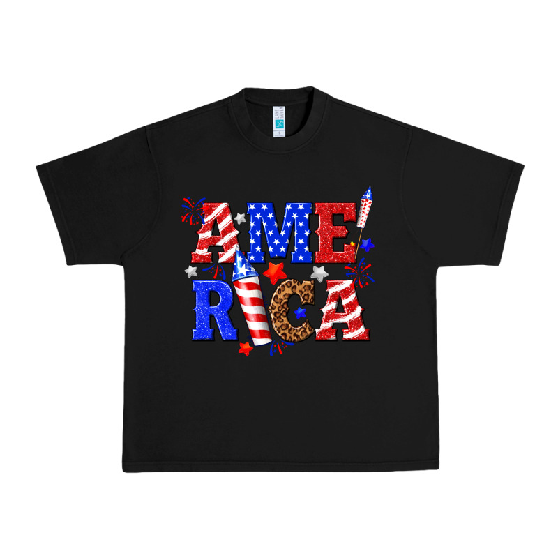 America Urban Heavy Tee by NancyCooperArtShop | Teevron