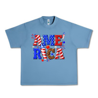 Pebble Blue America Urban Heavy Tee - NancyCooperArtShop