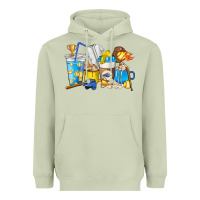 Matcha Softball coffee cups Heavyweight Hoodie - HowdyJamesFarm