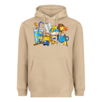 Mushroom Softball coffee cups Heavyweight Hoodie - HowdyJamesFarm