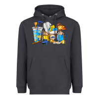 Smoke Softball coffee cups Heavyweight Hoodie - HowdyJamesFarm