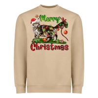 Maine Coon Cat Merry Christmas Heavyweight Sweatshirt | Teevron
