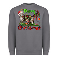 Storm maine coon cat merry christmas Heavyweight Sweatshirt - LillyAllenDesigns