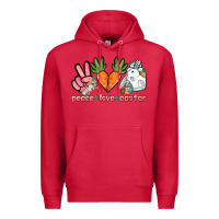 Cardinal Peace love Easter Day Premium Hoodie - HowdyJamesFarm