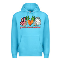 Peace Love Easter Day Premium Hoodie | Teevron