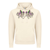 Vintage Artic skeleton hands mardi gras Vintage Hoodie - MaliasSmallBusiness