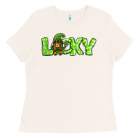 Bone St Patricks Day Lucky Gnome Ladies Tee - Jasminsmagicworld