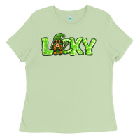 Matcha St Patricks Day Lucky Gnome Ladies Tee - Jasminsmagicworld