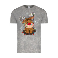 Cloud Rock Christmas reindeer Vintage Tee - MaliasSmallBusiness