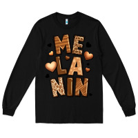 Black melanin Long Sleeve Tee - LillyAllenDesigns