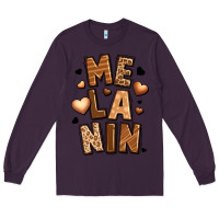 Plum melanin Long Sleeve Tee - LillyAllenDesigns