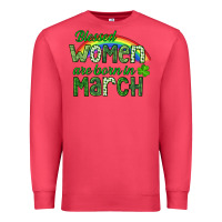 Cardinal Blessed women are born in March Premium Sweatshirt - CowGirlArtShop