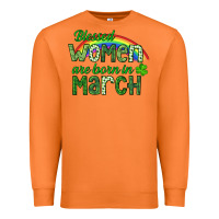 Carrot Blessed women are born in March Premium Sweatshirt - CowGirlArtShop