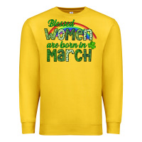 Lemon Blessed women are born in March Premium Sweatshirt - CowGirlArtShop