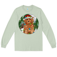 Matcha Toy Poodle And Farm Long Sleeve Tee - RanaPortraitStore