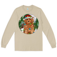 Mushroom Toy Poodle And Farm Long Sleeve Tee - RanaPortraitStore