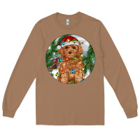 Toasted Coconut Toy Poodle And Farm Long Sleeve Tee - RanaPortraitStore