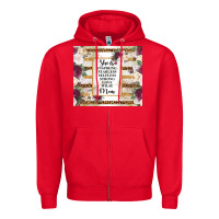 Red mother's day she is inspiring fearless selfless strong love wilse mom  Zipper Hoodie - TumblerDesignByShophia