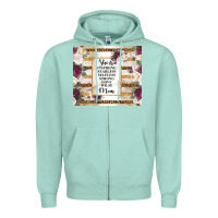 Seafoam mother's day she is inspiring fearless selfless strong love wilse mom  Zipper Hoodie - TumblerDesignByShophia