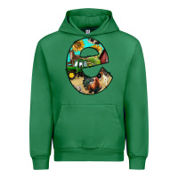 Emerald farm life alphabet lowercase letters e Urban Hoodie - BundleAndBundleShop