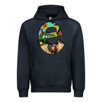 Navy farm life alphabet lowercase letters e Urban Hoodie - BundleAndBundleShop