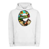 Pigment Lunar Rock farm life alphabet lowercase letters e Urban Hoodie - BundleAndBundleShop