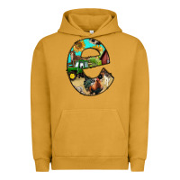 Pigment Peanut Butter farm life alphabet lowercase letters e Urban Hoodie - BundleAndBundleShop