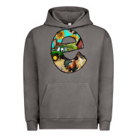 Pigment Tornado farm life alphabet lowercase letters e Urban Hoodie - BundleAndBundleShop